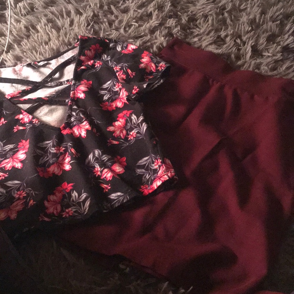 2 piece skirt set